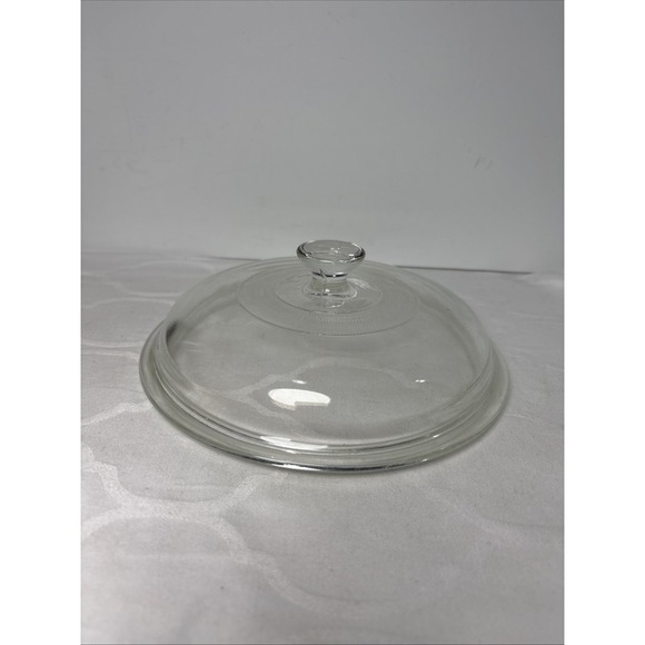 Rival Other - Glass Rival Crock Pot Clear Round Lid 7 3/4 inch Replacement 3100/2 Genuine Hazy